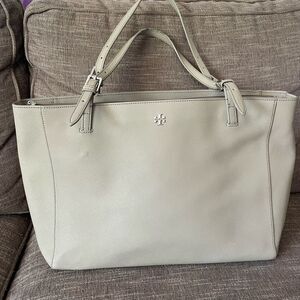 Tory Burch Saffino York Leather large tote bag purse